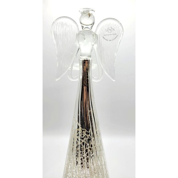 Lenox Silver Votive Holder Candle Angel Mercury Glass 11.5" New opened Box - Picture 3 of 12